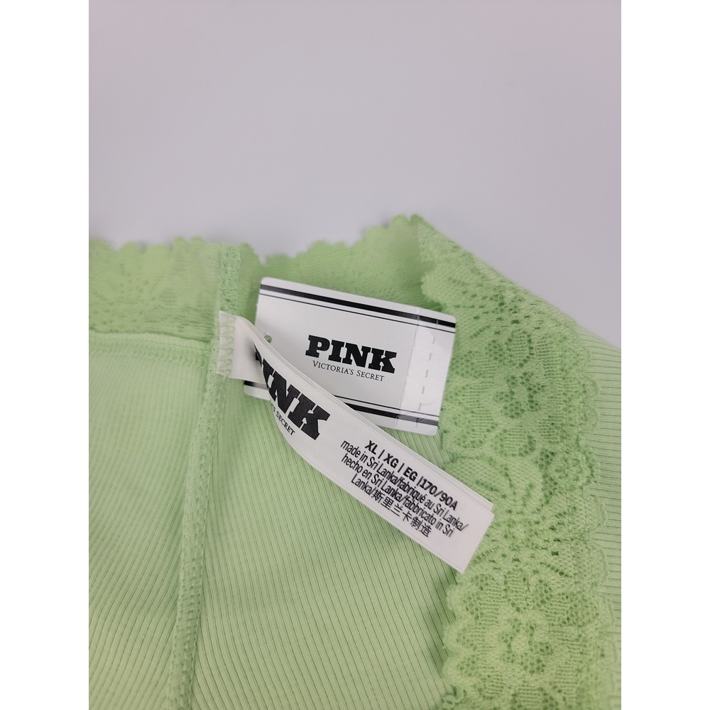 Victoria's Secret PINK Panty Bundle 3PK Leopard Lace Seamless XL Hipster Cheeky - Picture 10 of 16